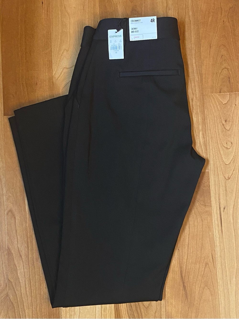 Express Women's Columnist Skinny Mid-Rise Dress Pants